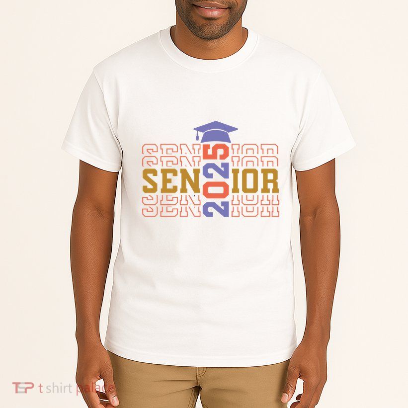 Senior 2025 Front And Back Design Tall T-Shirt