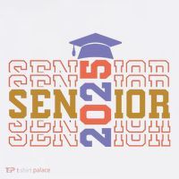 Senior 2025 Front And Back Design Button