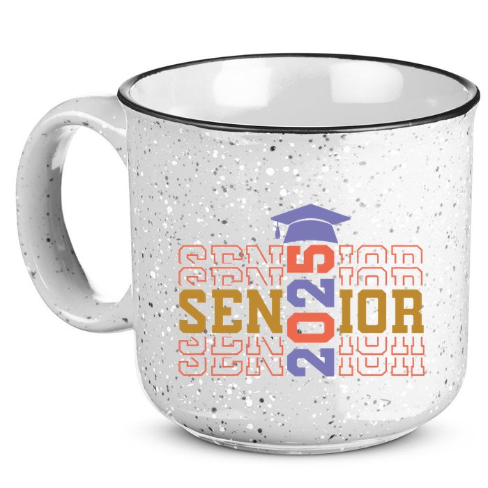 Senior 2025 Front And Back Design 15oz Campfire Ceramic Mug