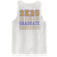 Senior 2025 Front And Back Design Mesh Reversible Basketball Jersey Tank