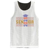 Senior 2025 Front And Back Design Mesh Reversible Basketball Jersey Tank