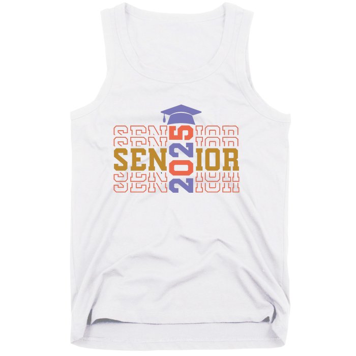 Senior 2025 Front And Back Design Tank Top