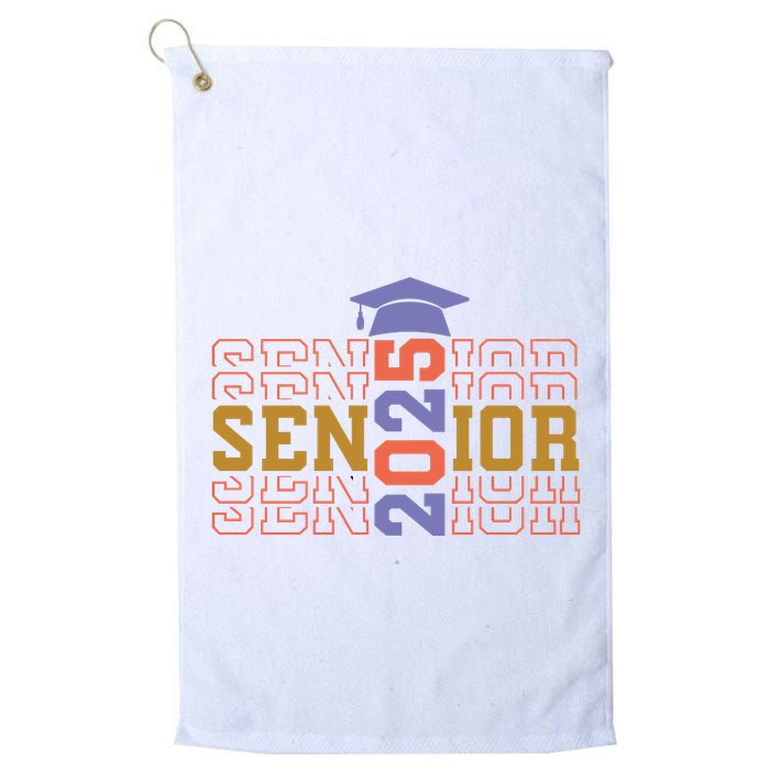Senior 2025 Front And Back Design Golf Towel