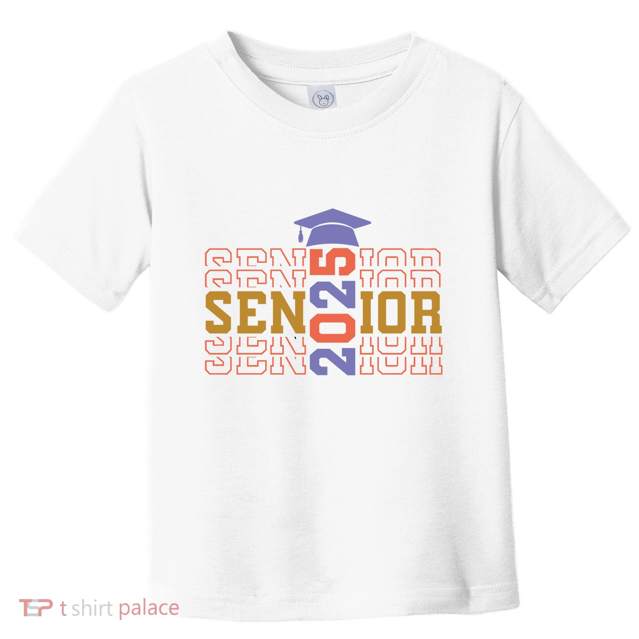 Senior 2025 Front And Back Design Toddler T-Shirt