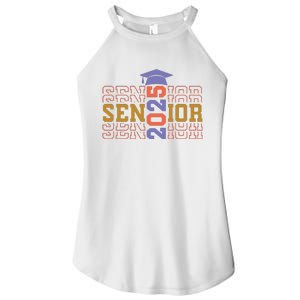 Senior 2025 Front And Back Design Women's Perfect Tri Rocker Tank