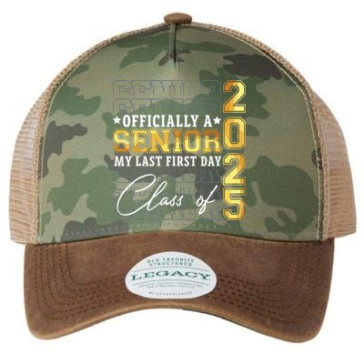 Senior 2025 Graduation My Last First Day Of Class Of 2025 Legacy Tie Dye Trucker Hat