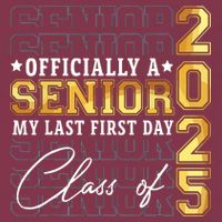 Senior 2025 Graduation My Last First Day Of Class Of 2025 16oz Travel Tumbler
