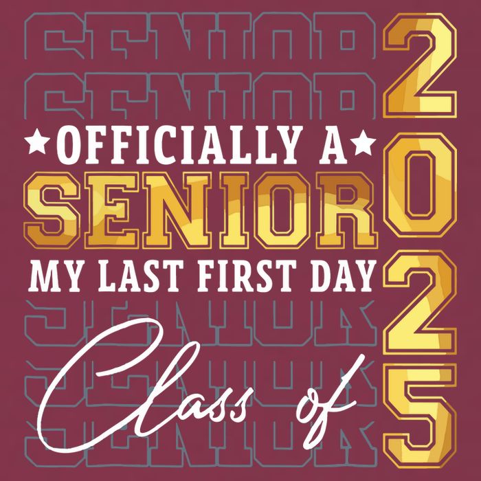 Senior 2025 Graduation My Last First Day Of Class Of 2025 16oz Travel Tumbler