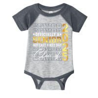 Senior 2025 Graduation My Last First Day Of Class Of 2025 Infant Baby Jersey Bodysuit