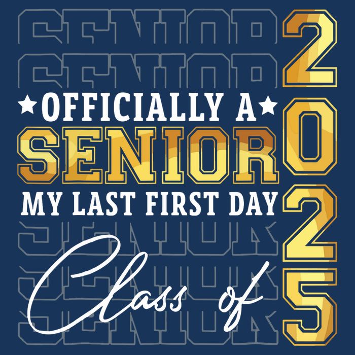 Senior 2025 Graduation My Last First Day Of Class Of 2025 Infant Baby Jersey Bodysuit