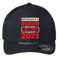 Senior 2025 Graduation My Last First Day Of Class Of 2025 Great Gift Flexfit Unipanel Trucker Cap