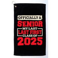 Senior 2025 Graduation My Last First Day Of Class Of 2025 Great Gift Golf Towel