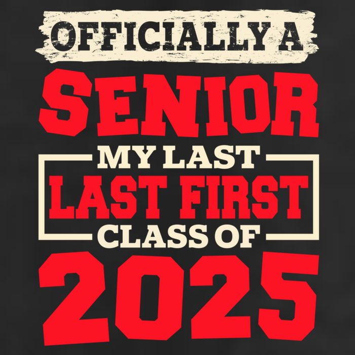 Senior 2025 Graduation My Last First Day Of Class Of 2025 Great Gift Golf Towel