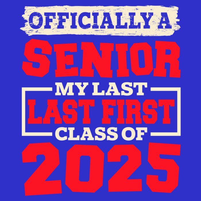 Senior 2025 Graduation My Last First Day Of Class Of 2025 Great Gift Apron