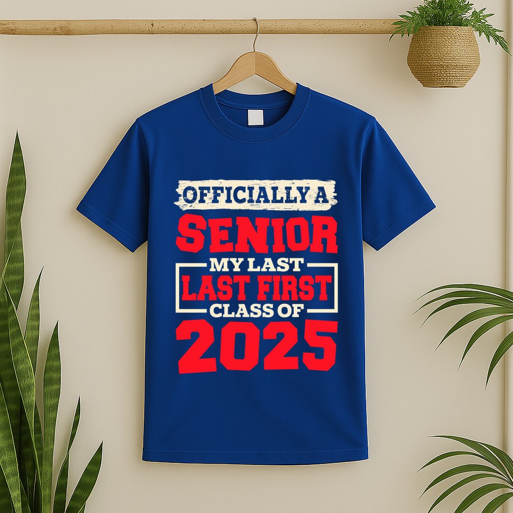 Senior 2025 Graduation My Last First Day Of Class Of 2025 Great Gift T-Shirt