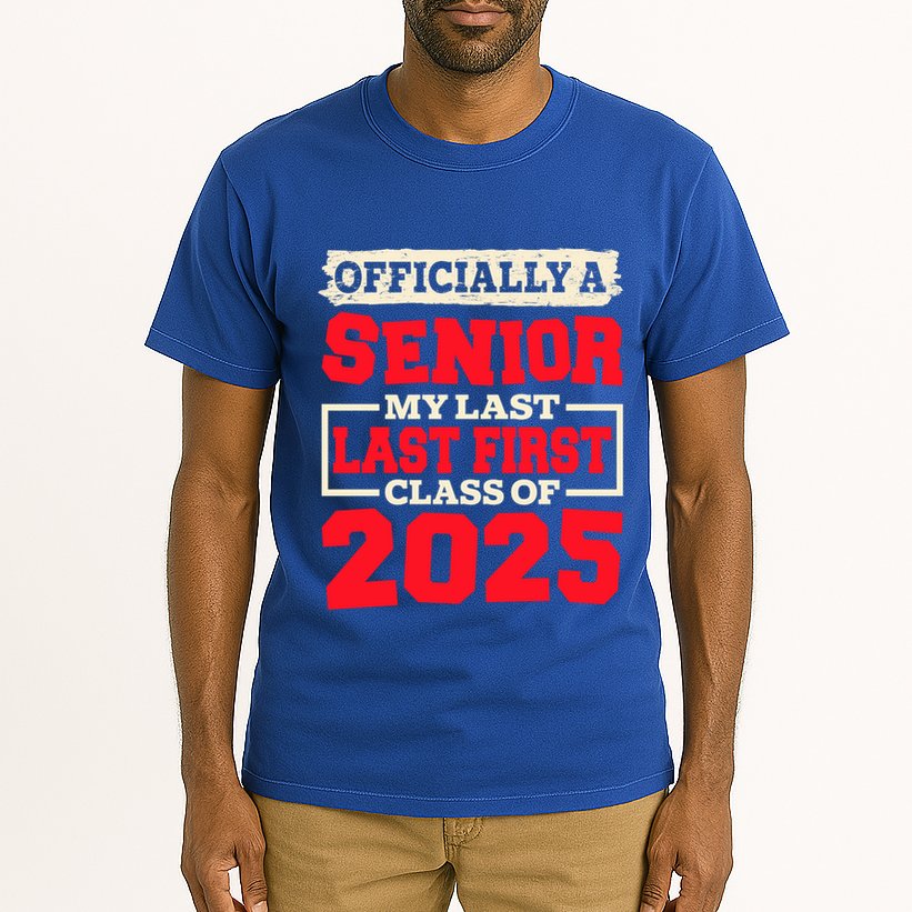 Senior 2025 Graduation My Last First Day Of Class Of 2025 Great Gift Tall T-Shirt