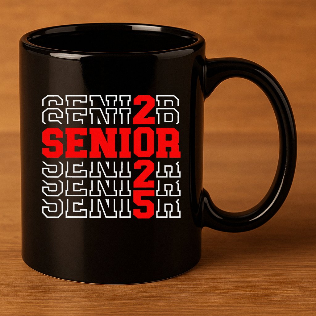 Senior 2025 Graduation 2025 Class Of 2025 Gift 11oz C Handle Ceramic Mug