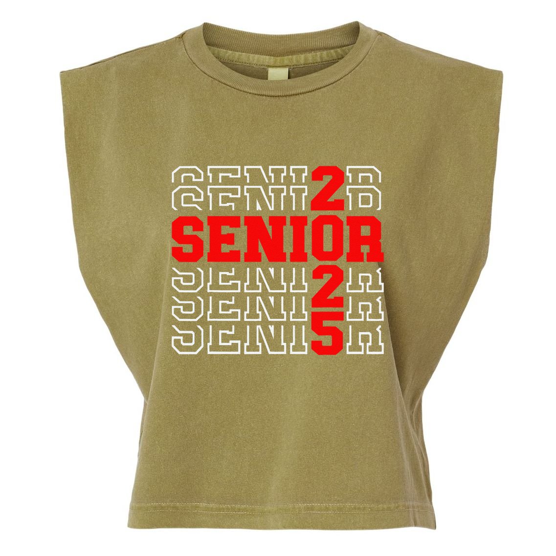 Senior 2025 Graduation 2025 Class Of 2025 Gift Garment-Dyed Women's Muscle Tee