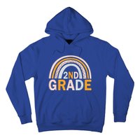 Second 2Nd Grade Rainbow Back To School Teacher Team Great Gift Hoodie