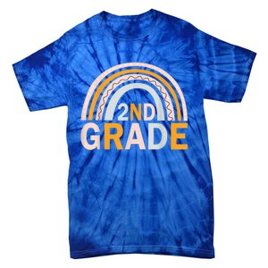 Second 2Nd Grade Rainbow Back To School Teacher Team Great Gift Tie-Dye T-Shirt