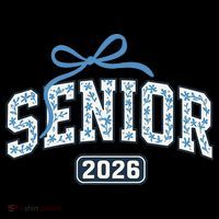 Senior 2026 Graduation Floral Pattern 16 in Basic Backpack