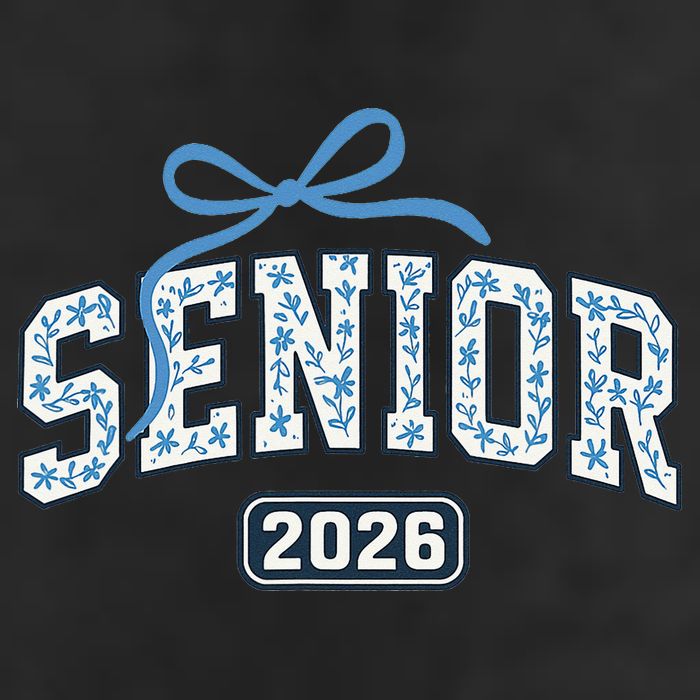 Senior 2026 Graduation Floral Pattern 25L Jumbo Tote