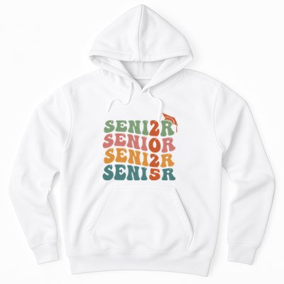 Senior 2025 Girl Class Of 2025 Graduate College High School Hoodie