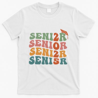 Senior 2025 Girl Class Of 2025 Graduate College High School T-Shirt