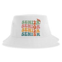 Senior 2025 Girl Class Of 2025 Graduate College High School Sustainable Bucket Hat