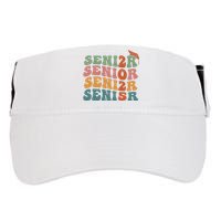 Senior 2025 Girl Class Of 2025 Graduate College High School Adult Drive Performance Visor