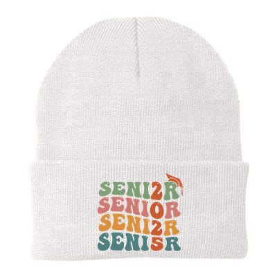 Senior 2025 Girl Class Of 2025 Graduate College High School Knit Cap Winter Beanie