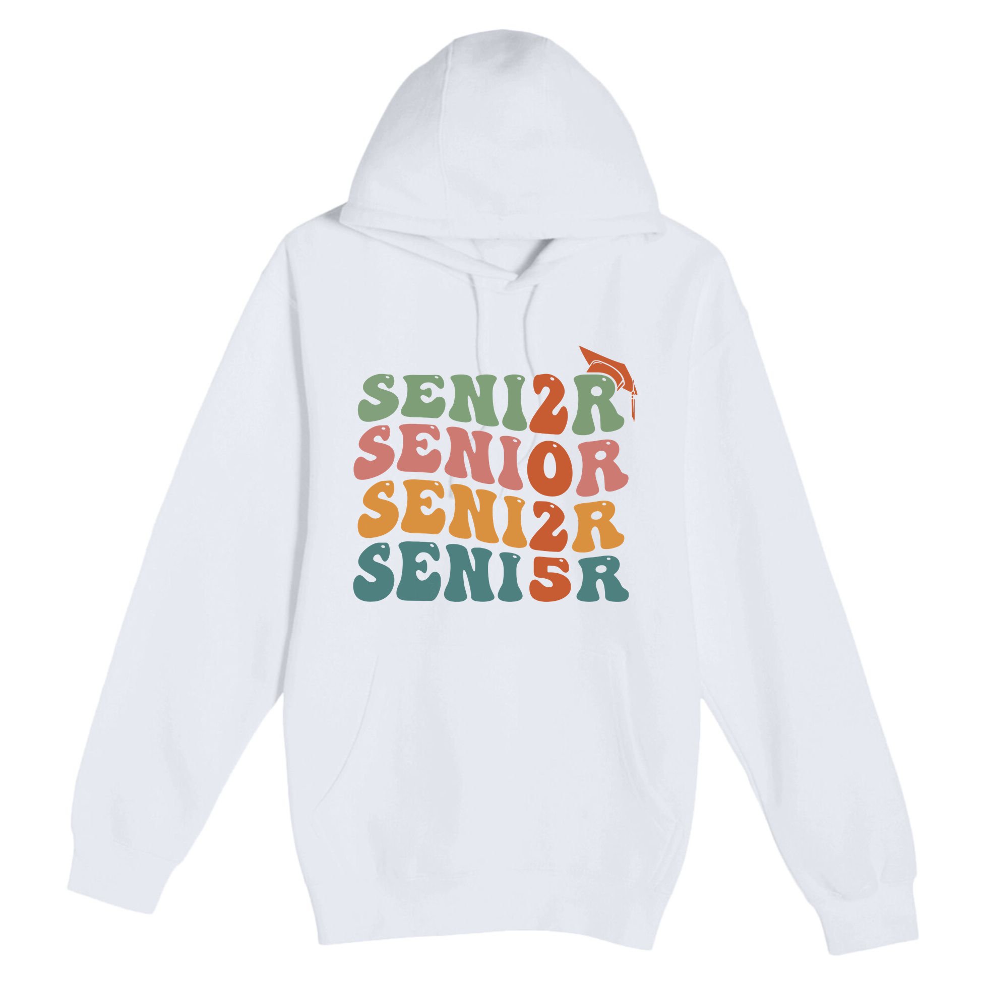 Senior 2025 Girl Class Of 2025 Graduate College High School Premium Pullover Hoodie