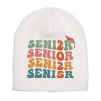 Senior 2025 Girl Class Of 2025 Graduate College High School Short Acrylic Beanie