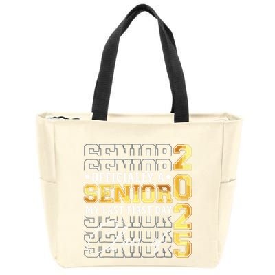 Senior 2025 Graduation My Last First Day Of Class Of 2025 Zip Tote Bag