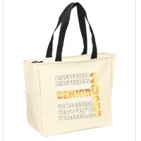 Senior 2025 Graduation My Last First Day Of Class Of 2025 Zip Tote Bag