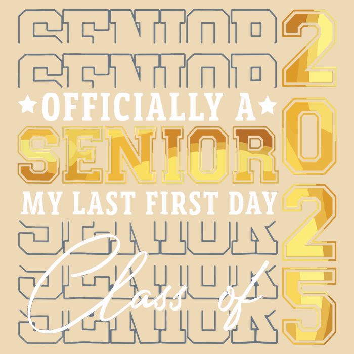Senior 2025 Graduation My Last First Day Of Class Of 2025 Zip Tote Bag
