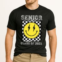 Senior 2025 Graduation Retro Happy Smile Face Class Of 2025 Cooling Performance Crew T-Shirt
