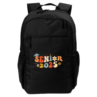 Senior 2025 Groovy Retro Senior Class Of 2025 Graduation Backpack