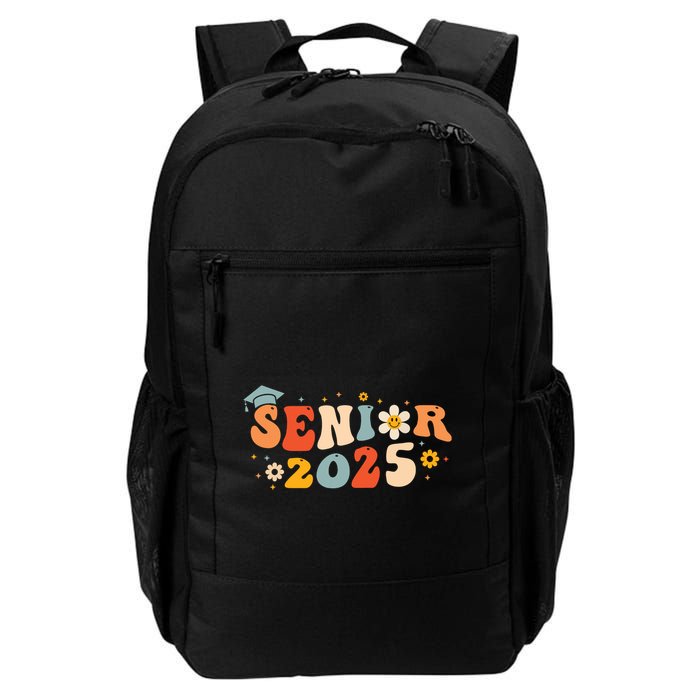 Senior 2025 Groovy Retro Senior Class Of 2025 Graduation Backpack