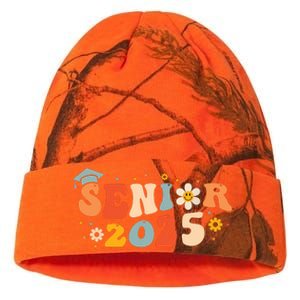 Senior 2025 Groovy Retro Senior Class Of 2025 Graduation Kati Licensed 12" Camo Beanie