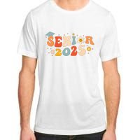 Senior 2025 Groovy Retro Senior Class Of 2025 Graduation Adult ChromaSoft Performance T-Shirt