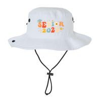 Senior 2025 Groovy Retro Senior Class Of 2025 Graduation Bucket Hat