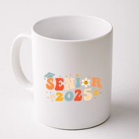 Senior 2025 Groovy Retro Senior Class Of 2025 Graduation Mug