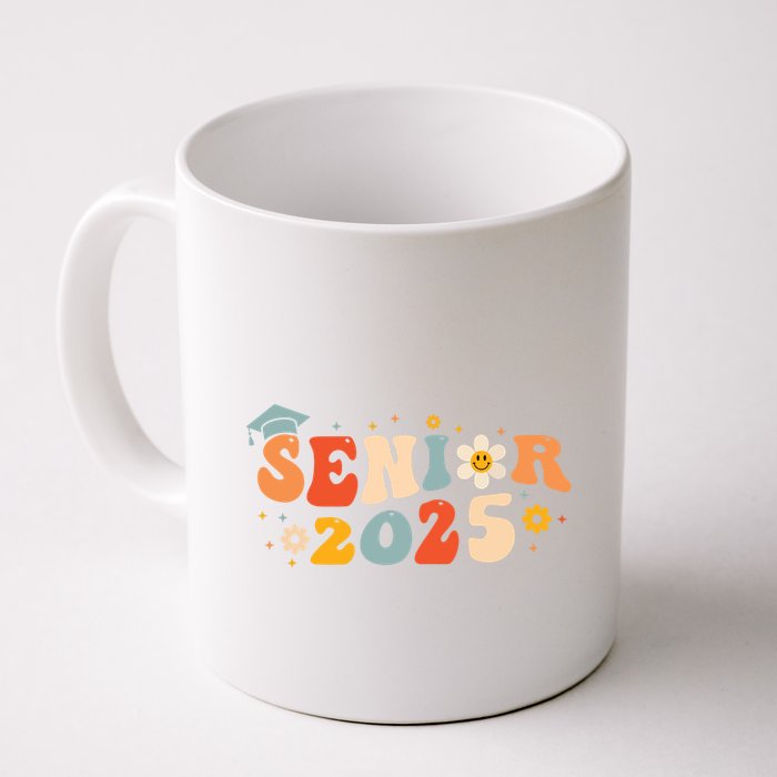 Senior 2025 Groovy Retro Senior Class Of 2025 Graduation Mug