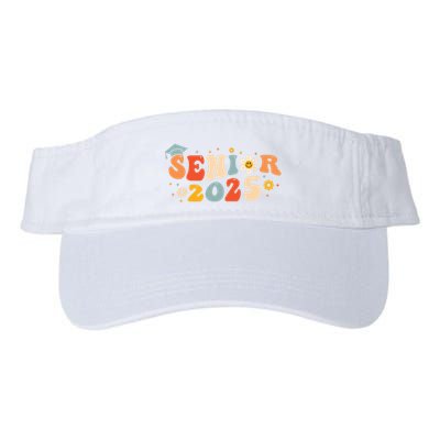 Senior 2025 Groovy Retro Senior Class Of 2025 Graduation Visor