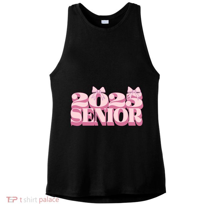 Senior 2025 Graduation Ladies PosiCharge Tri-Blend Wicking Tank