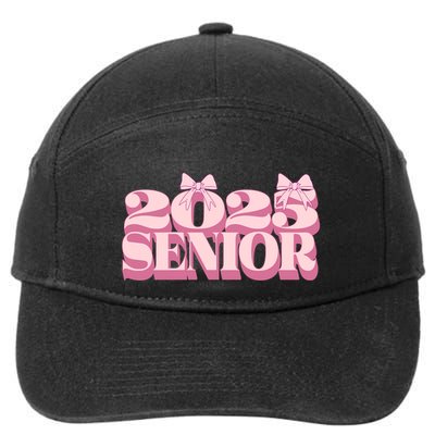 Senior 2025 Graduation 7-Panel Snapback Hat