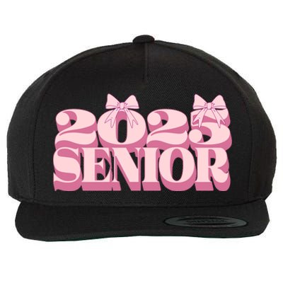 Senior 2025 Graduation Wool Snapback Cap