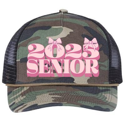 Senior 2025 Graduation Retro Rope Trucker Hat Cap