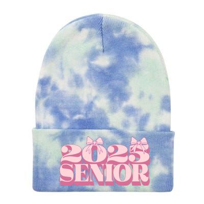 Senior 2025 Graduation Tie Dye 12in Knit Beanie